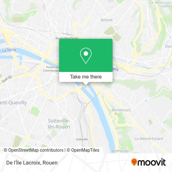 De l'Île Lacroix map