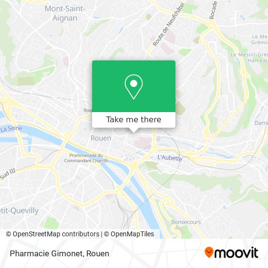 Mapa Pharmacie Gimonet