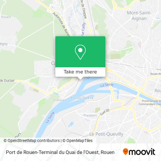 Port de Rouen-Terminal du Quai de l'Ouest map