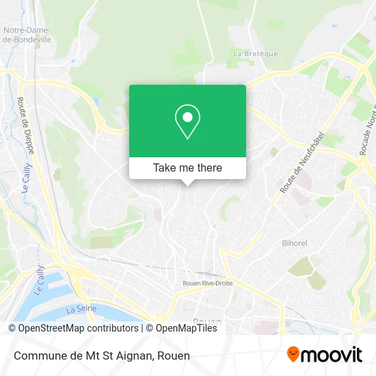 Commune de Mt St Aignan map