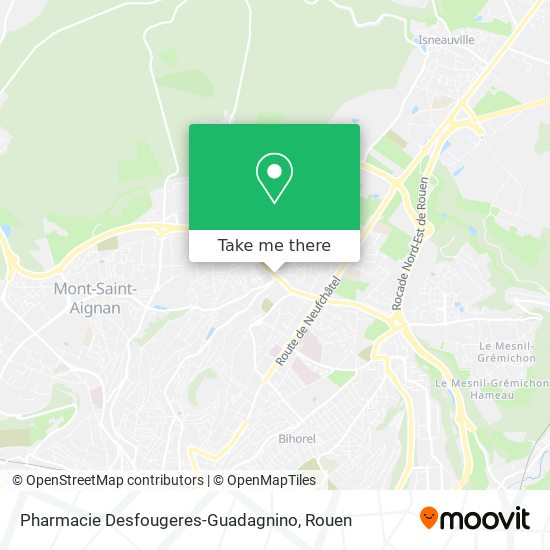 Mapa Pharmacie Desfougeres-Guadagnino