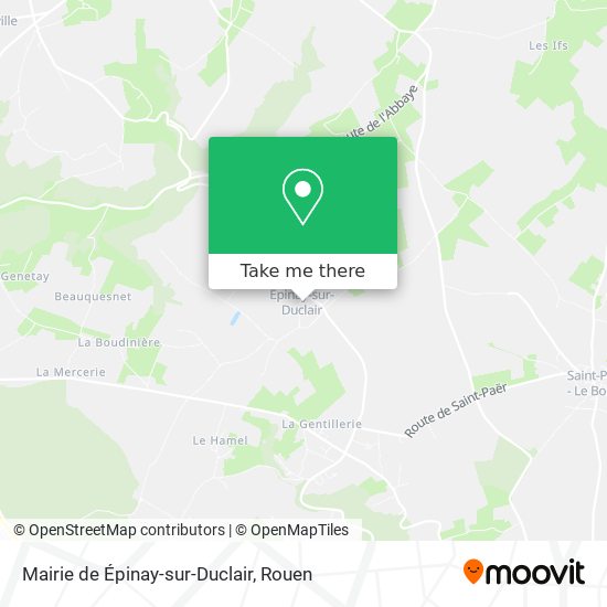 Mairie de Épinay-sur-Duclair map