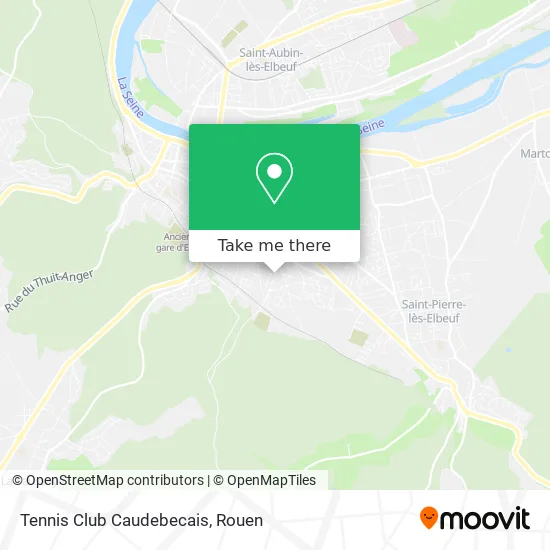 Tennis Club Caudebecais map