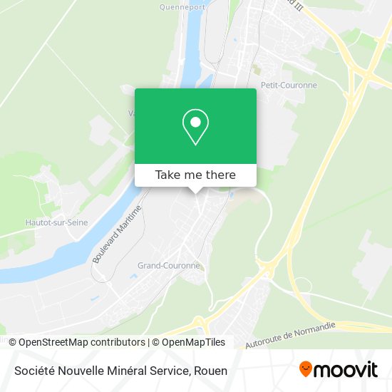 Société Nouvelle Minéral Service map