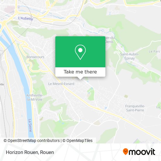 Mapa Horizon Rouen