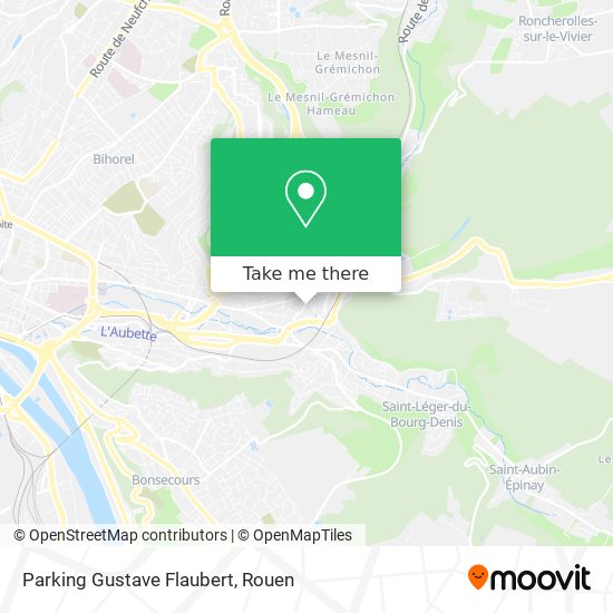 Mapa Parking Gustave Flaubert