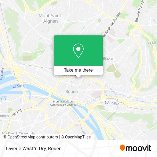 Laverie Wash'n Dry map