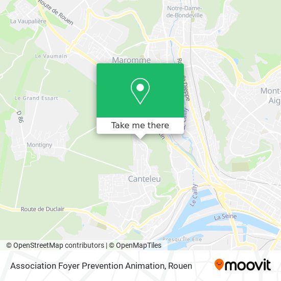 Association Foyer Prevention Animation map