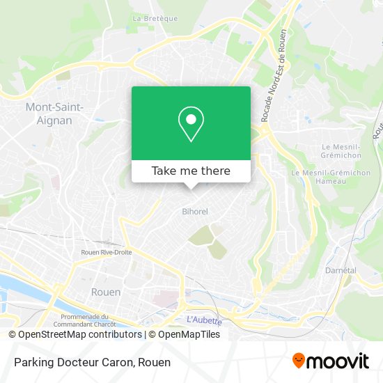 Parking Docteur Caron map