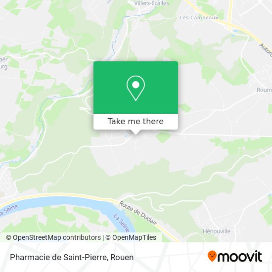 Mapa Pharmacie de Saint-Pierre