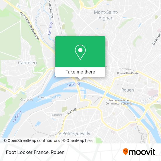 Foot Locker France map