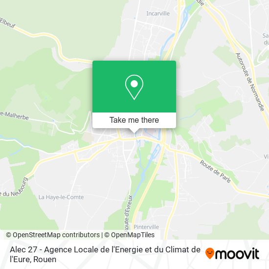 Alec 27 - Agence Locale de l'Energie et du Climat de l'Eure map