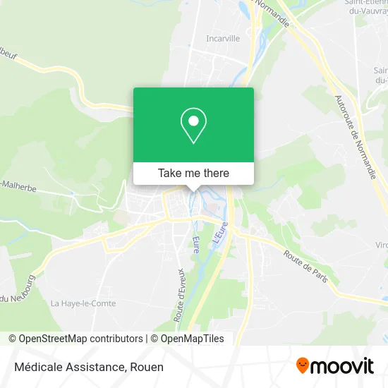 Médicale Assistance map