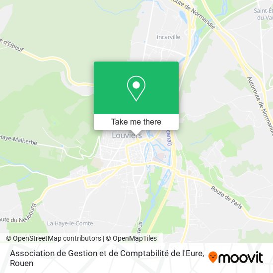 Mapa Association de Gestion et de Comptabilité de l'Eure