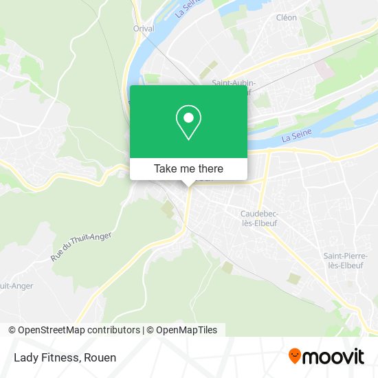 Lady Fitness map