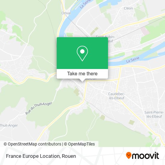 Mapa France Europe Location