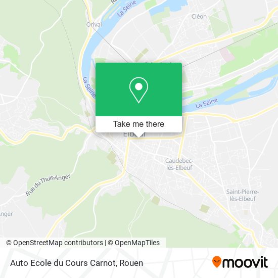 Mapa Auto Ecole du Cours Carnot