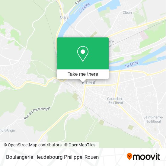 Boulangerie Heudebourg Philippe map