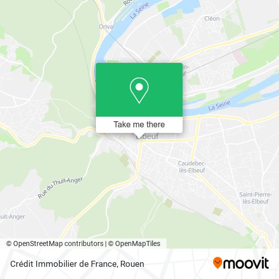 Crédit Immobilier de France map