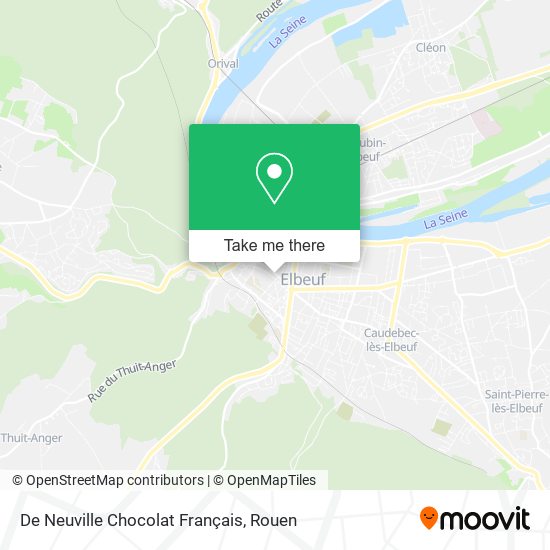 De Neuville Chocolat Français map