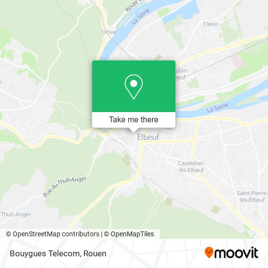 Mapa Bouygues Telecom