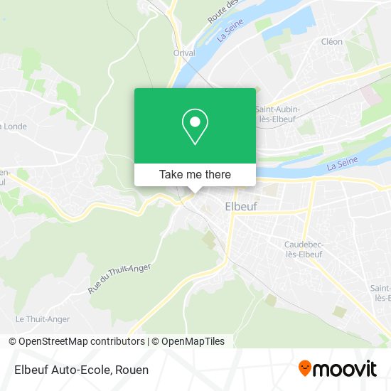 Elbeuf Auto-Ecole map