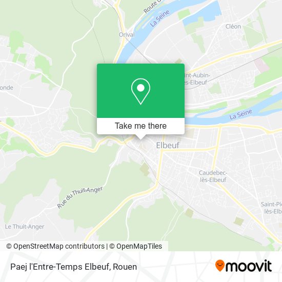 Mapa Paej l'Entre-Temps Elbeuf