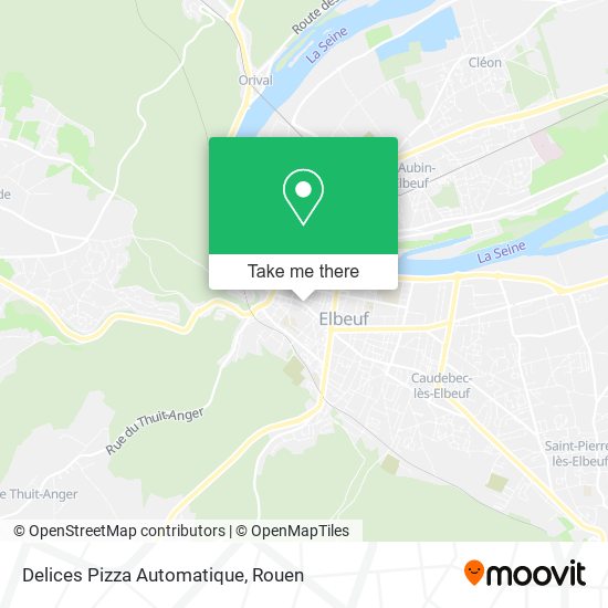 Mapa Delices Pizza Automatique
