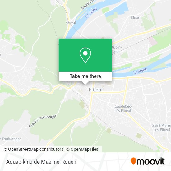 Mapa Aquabiking de Maeline