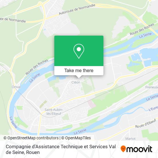 Mapa Compagnie d'Assistance Technique et Services Val de Seine