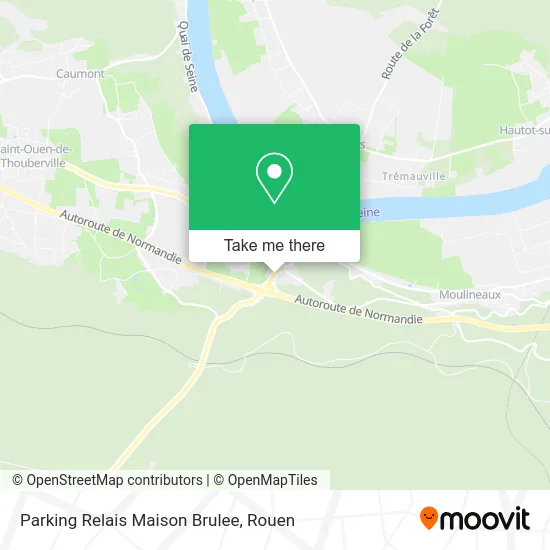 Parking Relais Maison Brulee map