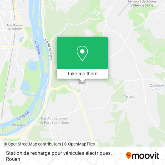 Station de recharge pour véhicules électriques map