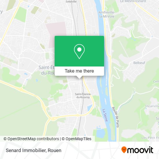 Senard Immobilier map