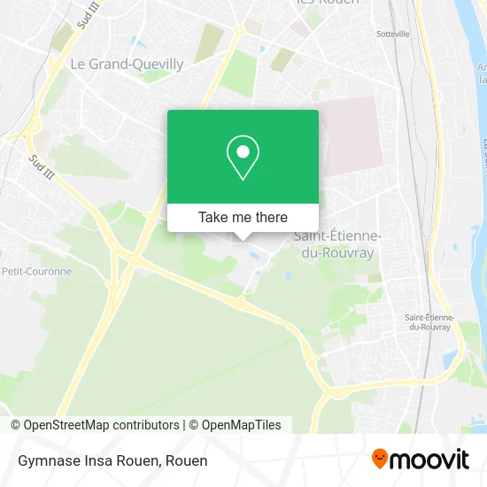 Gymnase Insa Rouen map