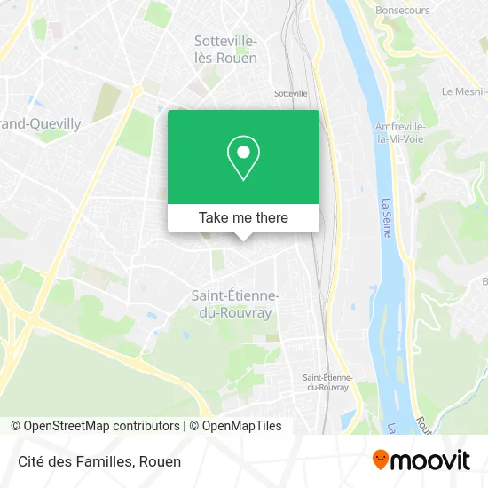 Cité des Familles map