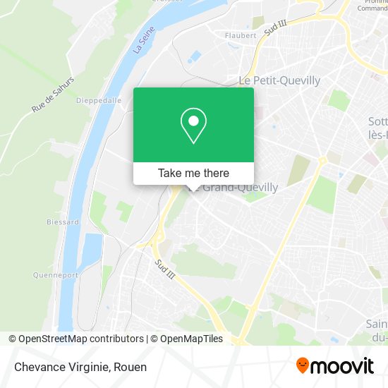 Mapa Chevance Virginie