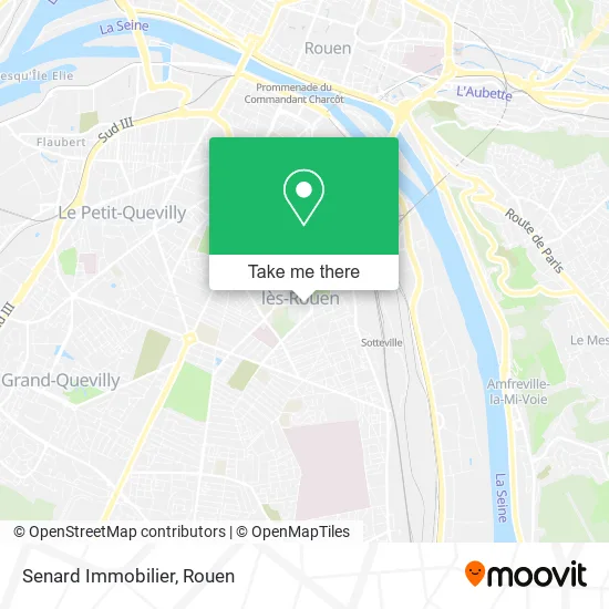 Senard Immobilier map