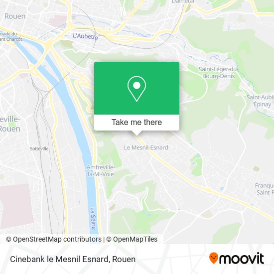 Cinebank le Mesnil Esnard map