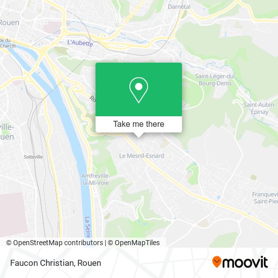 Faucon Christian map