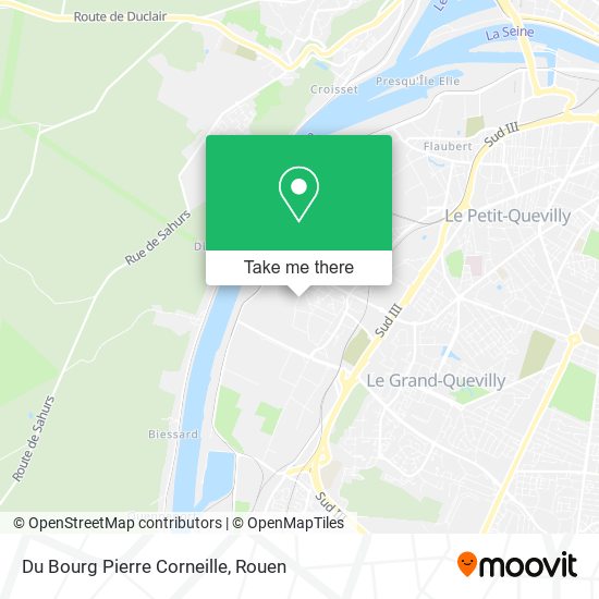 Mapa Du Bourg Pierre Corneille