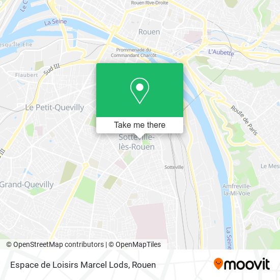 Mapa Espace de Loisirs Marcel Lods