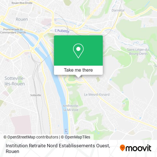 Mapa Institution Retraite Nord Establissements Ouest