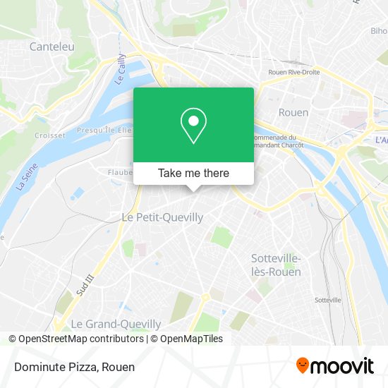 Dominute Pizza map