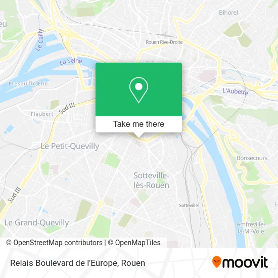 Relais Boulevard de l'Europe map