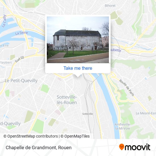 Mapa Chapelle de Grandmont
