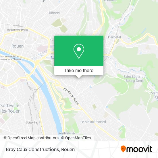 Bray Caux Constructions map