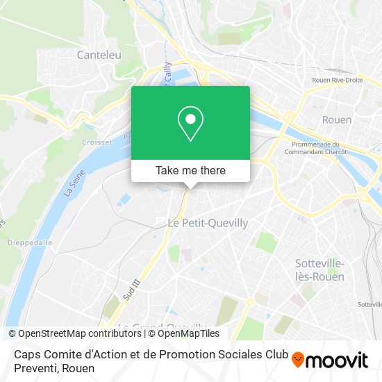 Mapa Caps Comite d'Action et de Promotion Sociales Club Preventi