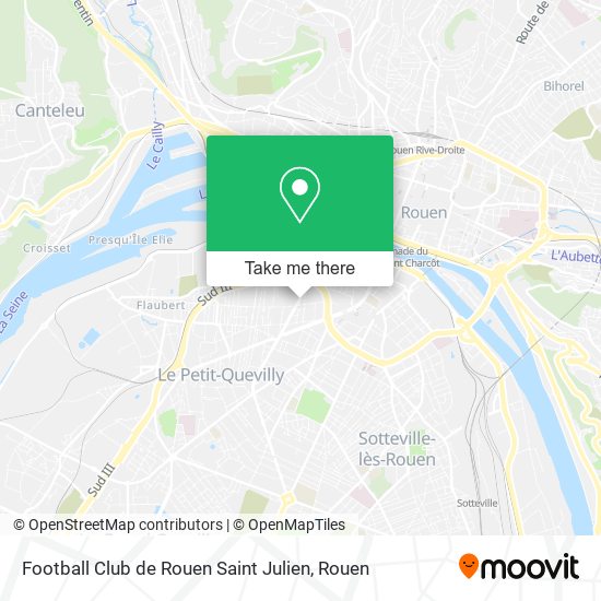 Football Club de Rouen Saint Julien map