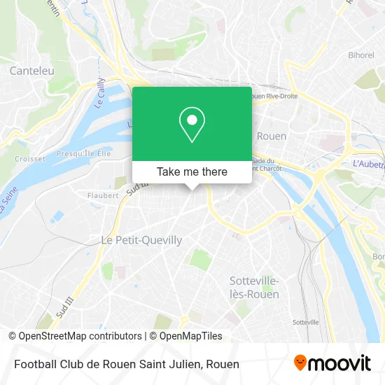 Football Club de Rouen Saint Julien map