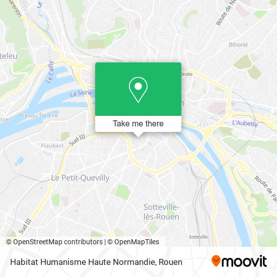 Habitat Humanisme Haute Normandie map